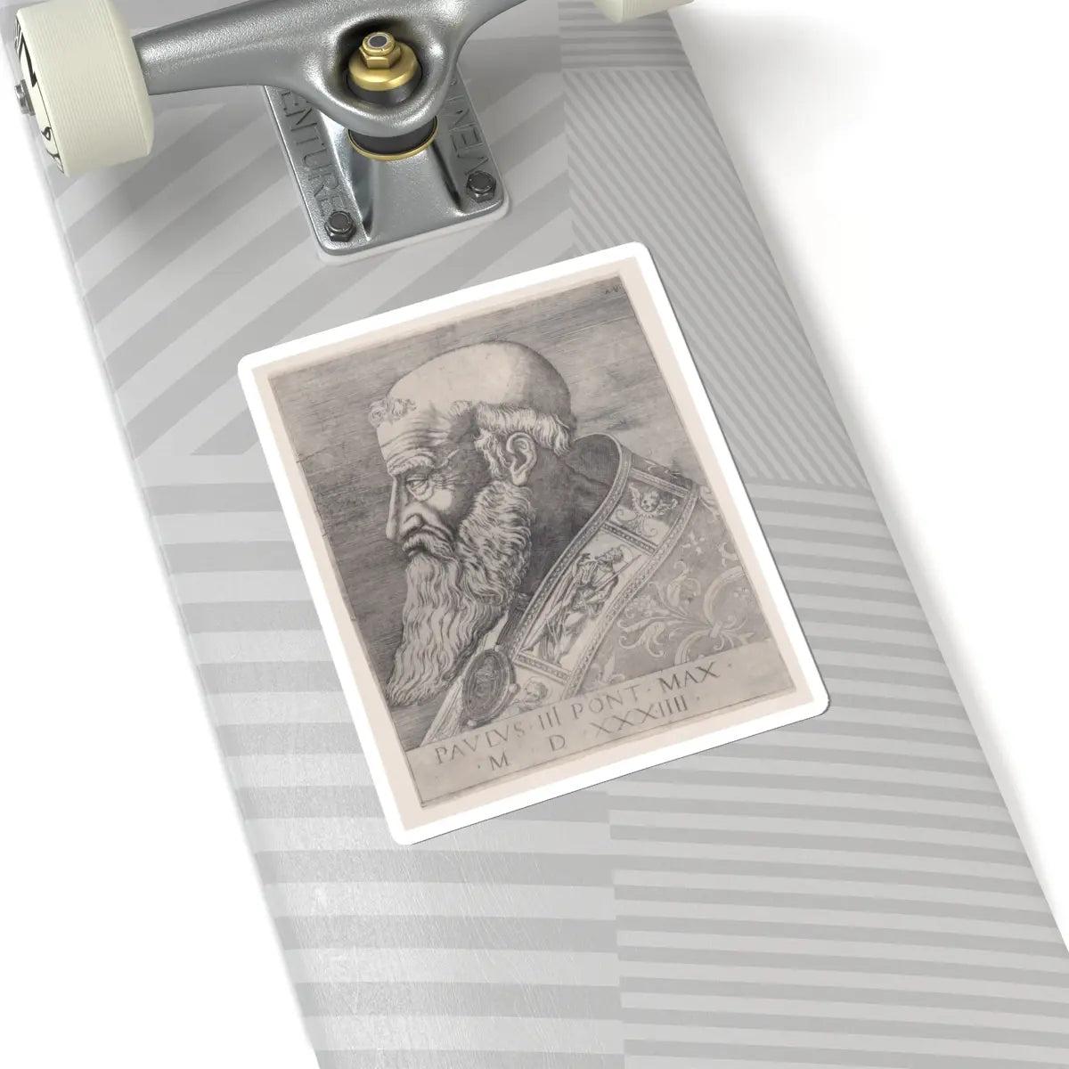 SKU:TSS-STICK-GSTVNZ-6X6-65 Sizes:6" × 6" Types:White