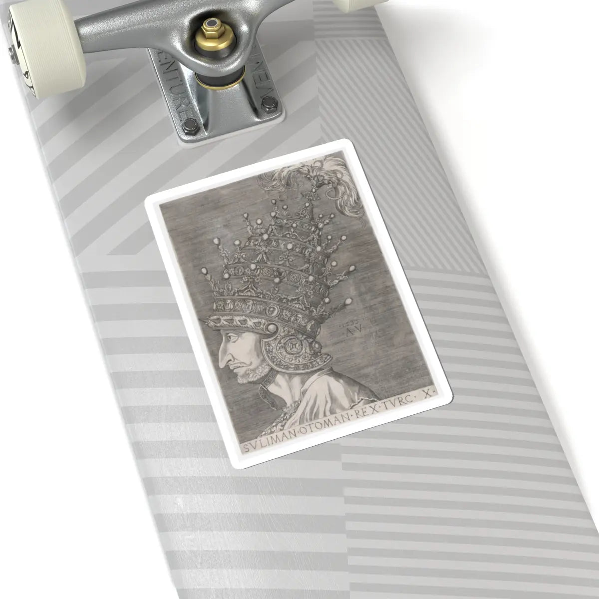 SKU:TSS-STICK-GSTVNZ-6X6-83 Sizes:6" × 6" Types:White