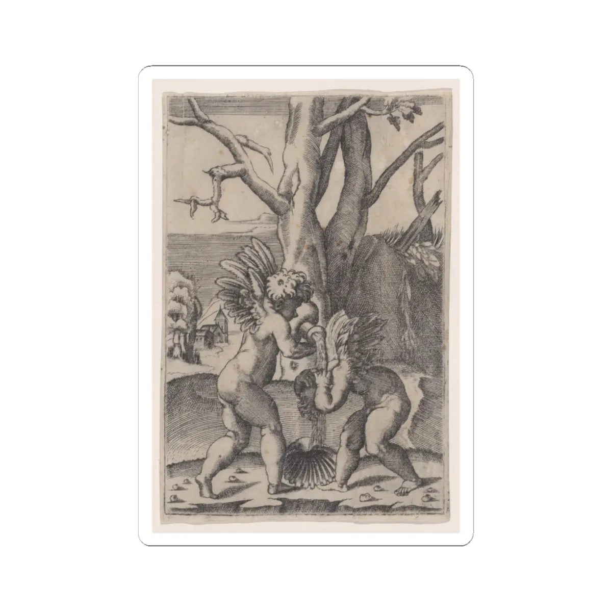 SKU:TSS-STICK-GSTVNZ-4X4-116 Sizes:4" × 4" Types:White
