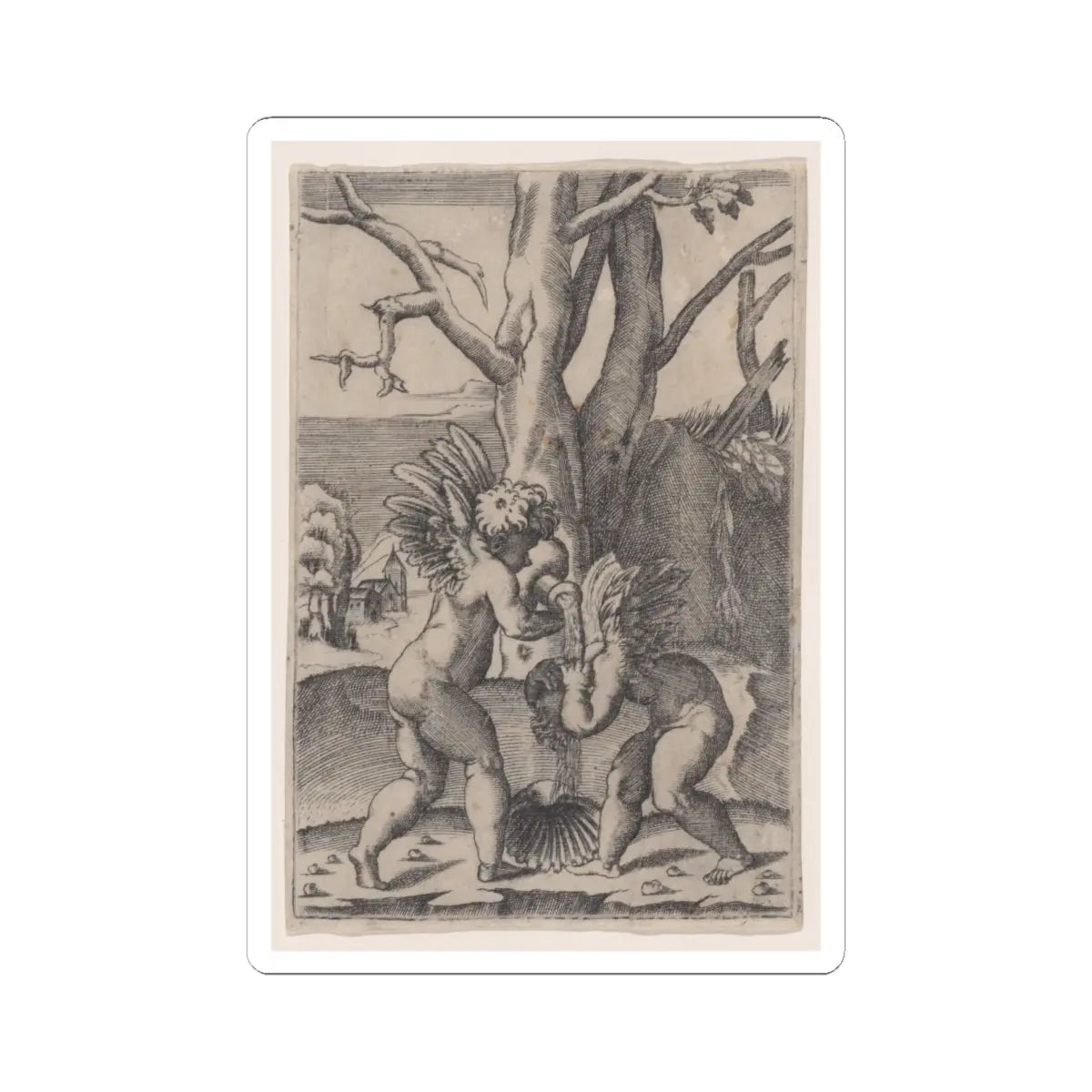 SKU:TSS-STICK-GSTVNZ-6X6-116 Sizes:6" × 6" Types:White