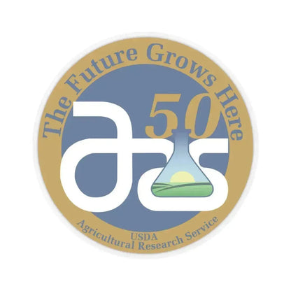 Agricultural Research Service - STICKER Vinyl Kiss-Cut Decal 6 Inch Transparent - The Sticker Space