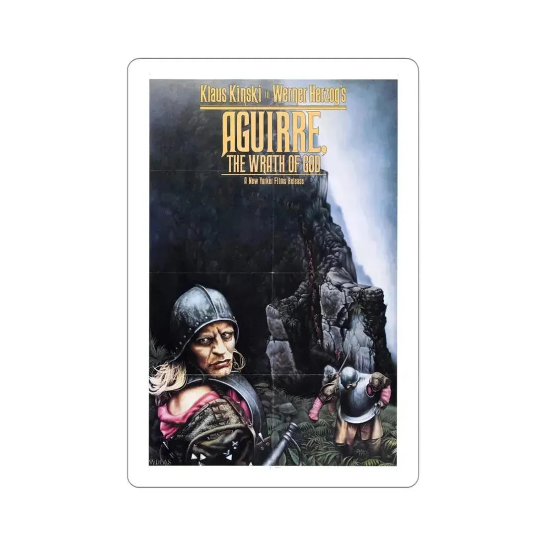 Aguirre Wrath of God 1972 Movie Poster STICKER Vinyl Die-Cut Decal 5 Inch - The Sticker Space