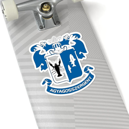 Agyagosszergény címere (Hungary) (Coat of Arms) STICKER Vinyl Kiss-Cut Decal - The Sticker Space
