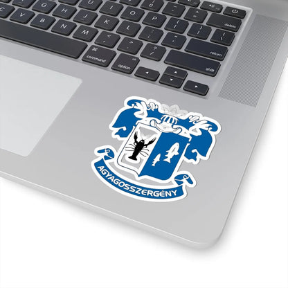 Agyagosszergény címere (Hungary) (Coat of Arms) STICKER Vinyl Kiss-Cut Decal - The Sticker Space