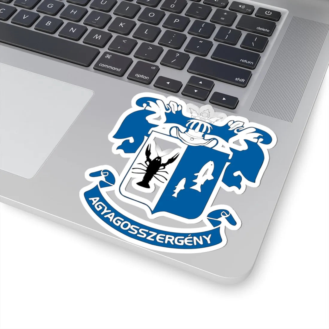 Agyagosszergény címere (Hungary) (Coat of Arms) STICKER Vinyl Kiss-Cut Decal - The Sticker Space