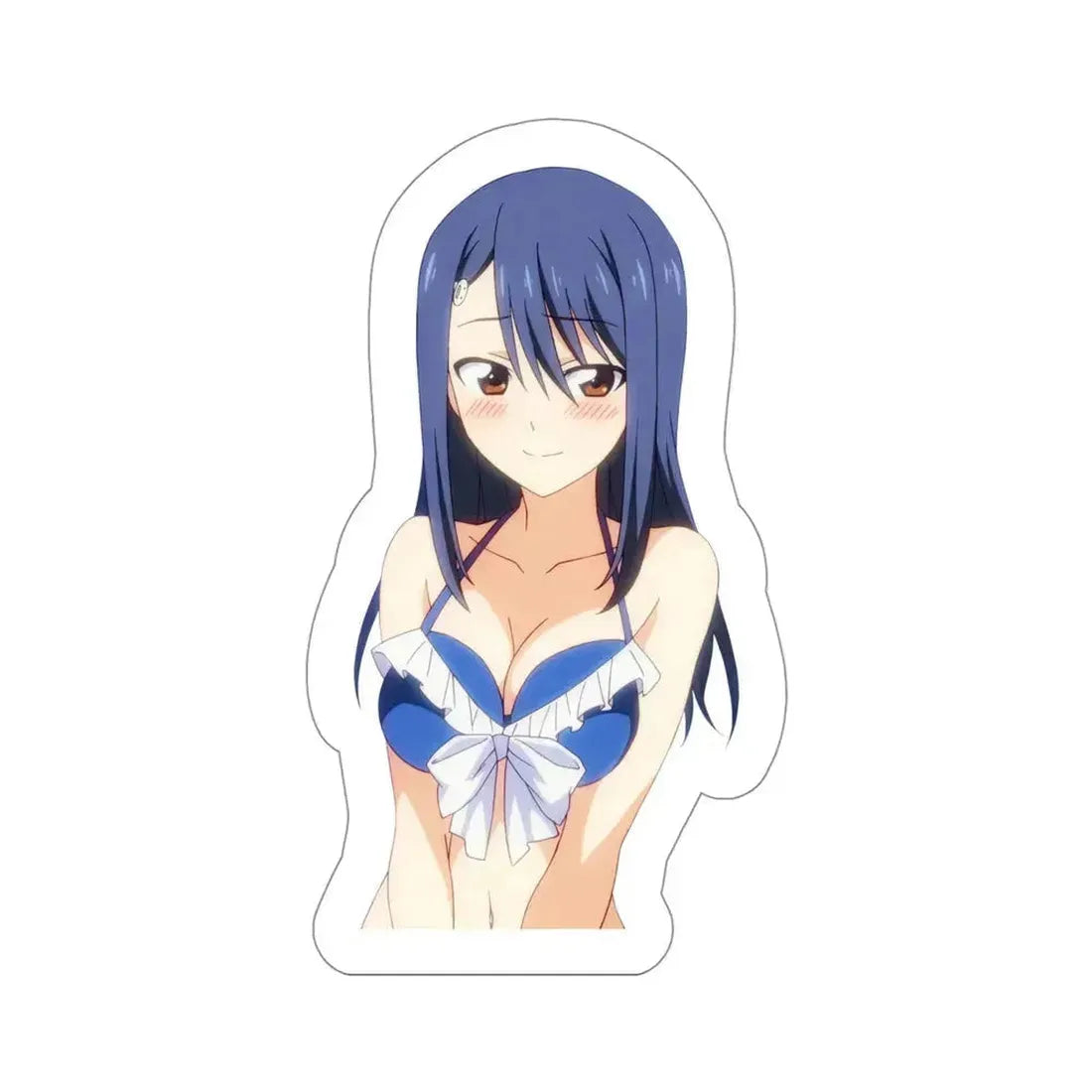 Aho Girl - Fuuki Iinchou v2 (Anime/Ecchi/Waifu) STICKER Vinyl Die-Cut Decal 4 Inch - The Sticker Space