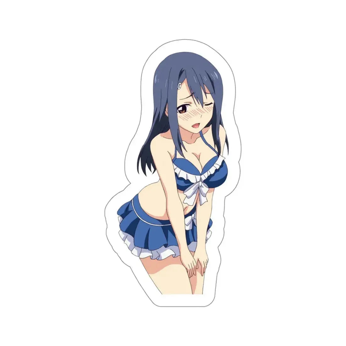 Aho Girl - Fuuki Iinchou v3 (Anime/Ecchi/Waifu) STICKER Vinyl Die-Cut Decal 4 Inch - The Sticker Space