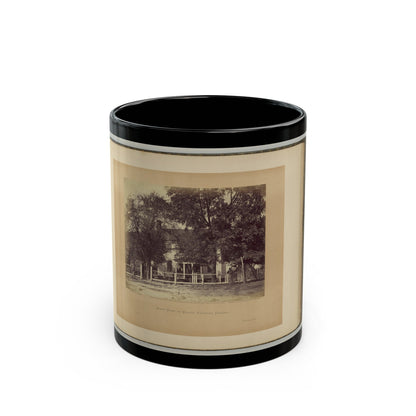 Aiken House On Weldon Railroad, Virginia (U.S. Civil War) Black Coffee Mug-11oz-The Sticker Space