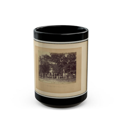 Aiken House On Weldon Railroad, Virginia (U.S. Civil War) Black Coffee Mug-15oz-The Sticker Space