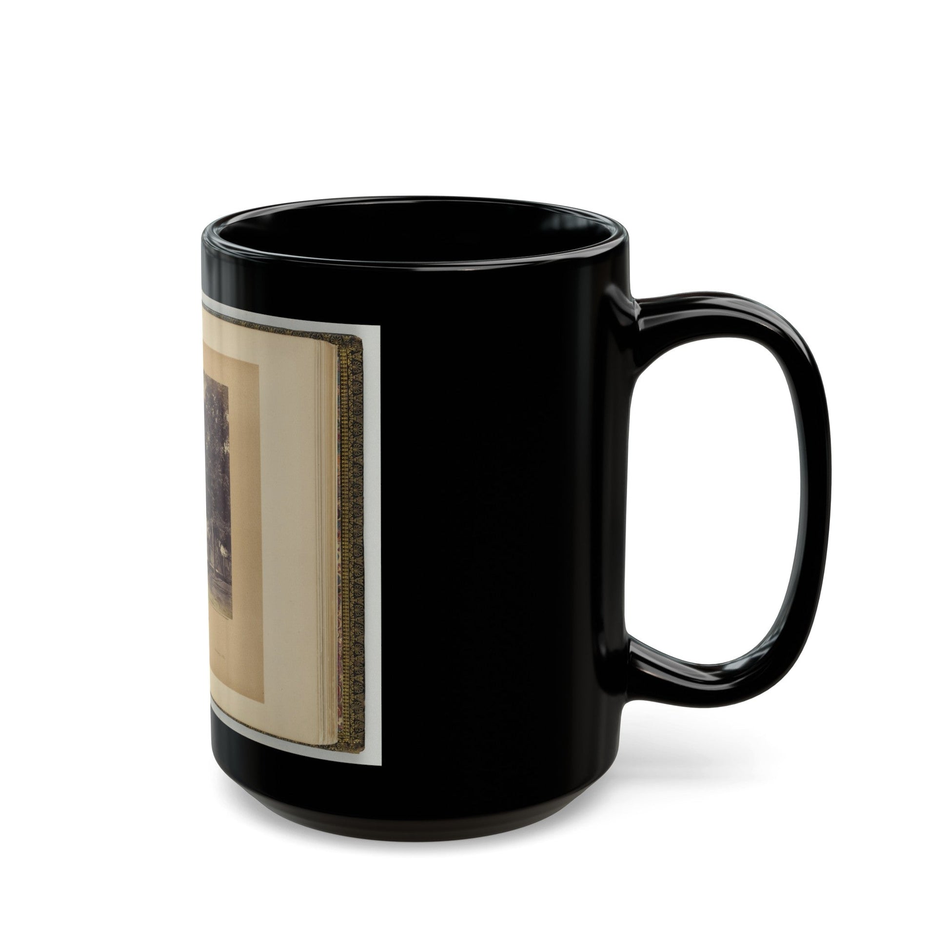 Aiken House On Weldon Railroad, Virginia (U.S. Civil War) Black Coffee Mug-The Sticker Space