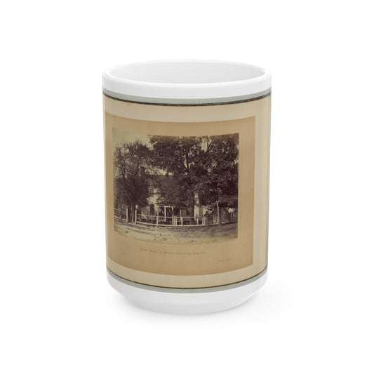 Aiken House On Weldon Railroad, Virginia (U.S. Civil War) White Coffee Mug-15oz-The Sticker Space