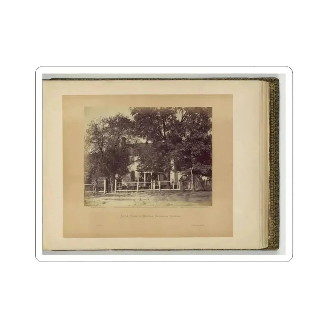 Aiken House on Weldon Railroad, Virginia (U.S. Civil War) STICKER Vinyl Kiss-Cut Decal 3 Inch White - The Sticker Space