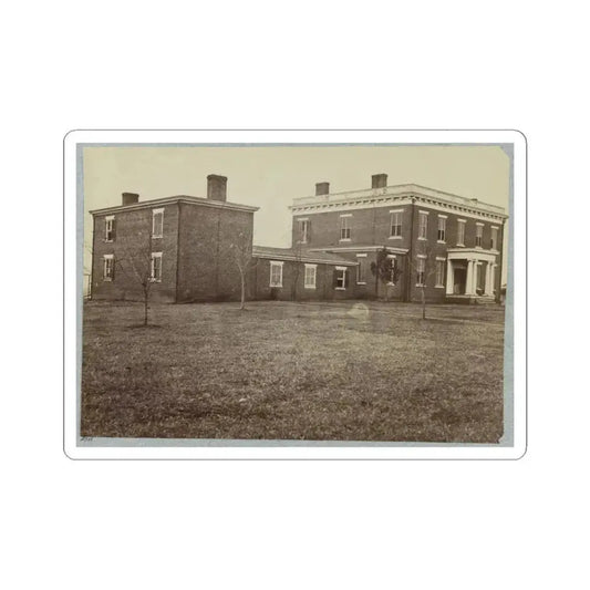 Aiken's House, James River, Va. 001 (U.S. Civil War) STICKER Vinyl Kiss-Cut Decal 4 Inch White - The Sticker Space