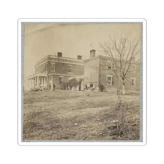 Aiken's House, James River, Va.(2) (U.S. Civil War) STICKER Vinyl Kiss-Cut Decal 2 Inch White - The Sticker Space