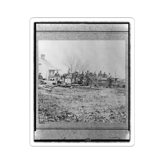 Aiken's House, James River, Va.(3) (U.S. Civil War) STICKER Vinyl Kiss-Cut Decal 2 Inch White - The Sticker Space