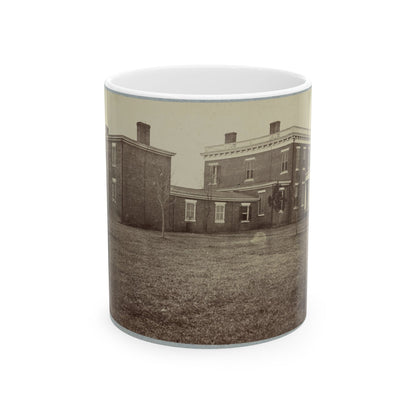 Aiken's House, James River, Va. 001 (U.S. Civil War) White Coffee Mug