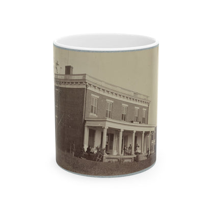 Aiken's House, James River, Va. 002(2) (U.S. Civil War) White Coffee Mug