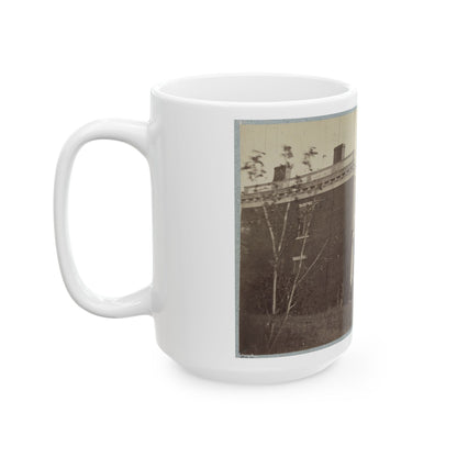 Aiken's House, James River, Va. 002(2) (U.S. Civil War) White Coffee Mug