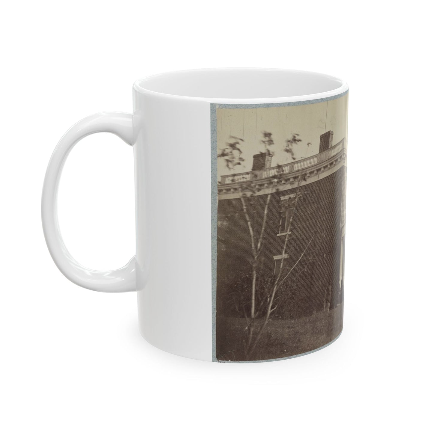 Aiken's House, James River, Va. 002(2) (U.S. Civil War) White Coffee Mug