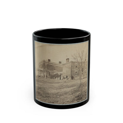 Aiken's House, James River, Va.(2) (U.S. Civil War) Black Coffee Mug