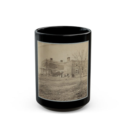 Aiken's House, James River, Va.(2) (U.S. Civil War) Black Coffee Mug