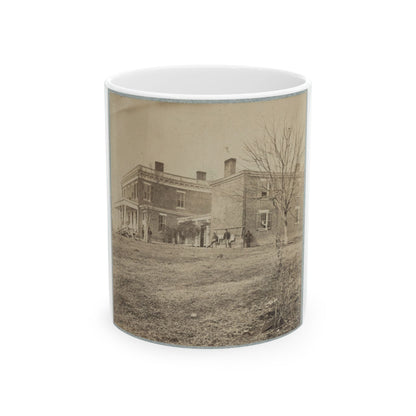 Aiken's House, James River, Va.(2) (U.S. Civil War) White Coffee Mug