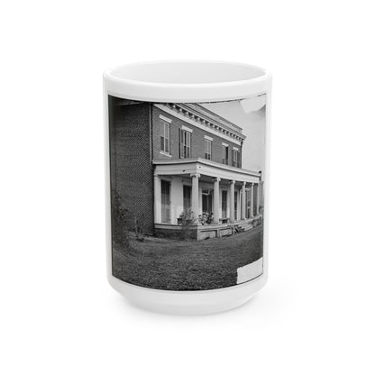 Aiken's Landing, Virginia (Vicinity). Aiken House On James River (U.S. Civil War) White Coffee Mug