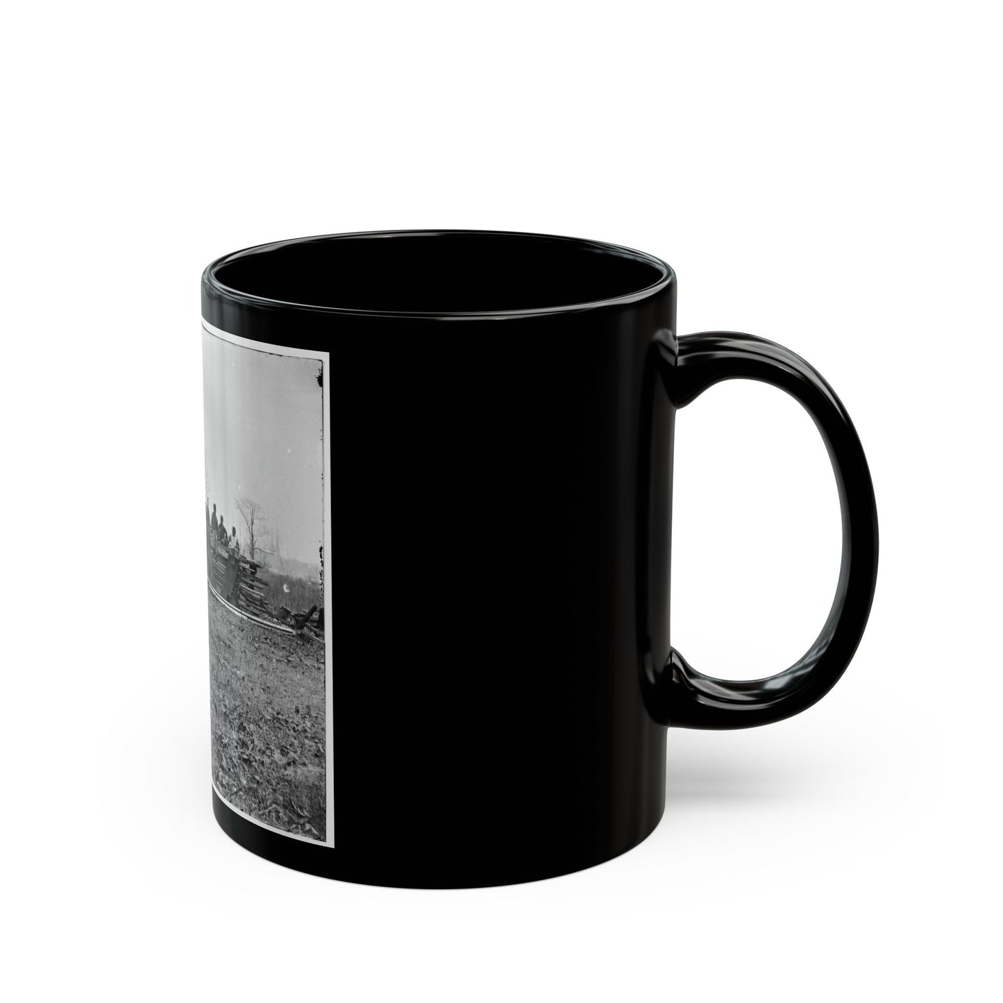 Aiken's Landing, Virginia (Vicinity). Negro Group At Aiken's Farm (U.S. Civil War) Black Coffee Mug