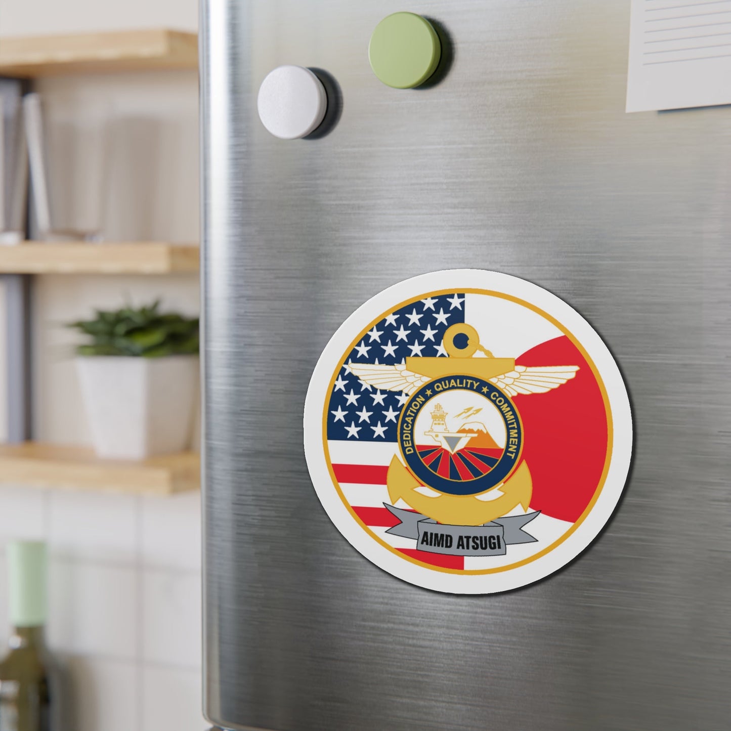 AIMD ATSUGI Command (U.S. Navy) Die-Cut Magnet-The Sticker Space