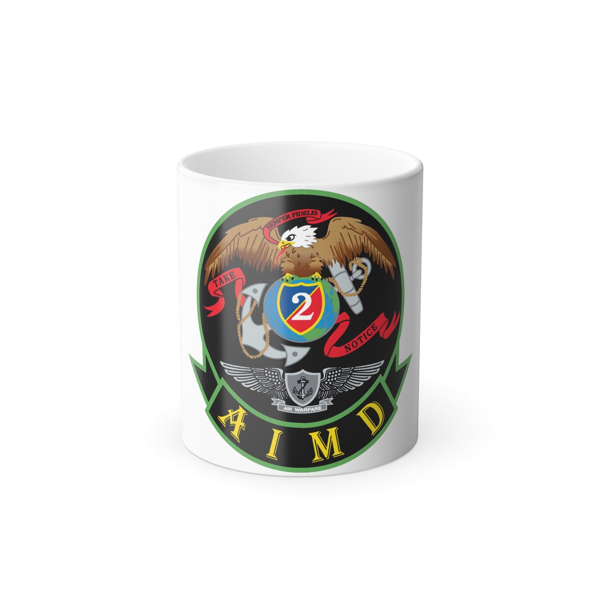 AIMD Two (U.S. Navy) Color Changing Mug 11oz-11oz-The Sticker Space