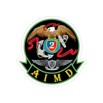 AIMD Two (U.S. Navy) Transparent STICKER Die-Cut Vinyl Decal 6 Inch - The Sticker Space