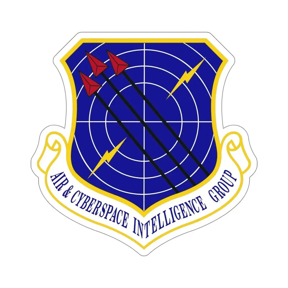 Air & Cyberspace Intelligence Group (U.S. Air Force) STICKER Vinyl Die-Cut Decal - The Sticker Space