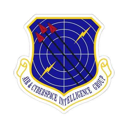 Air & Cyberspace Intelligence Group (U.S. Air Force) STICKER Vinyl Kiss-Cut Decal 6 Inch White - The Sticker Space