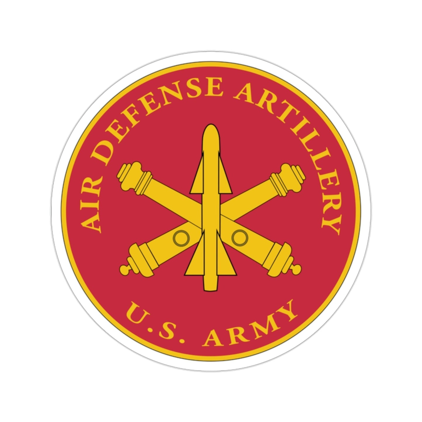 Air Defense Artillery Branch (U.S. Army) STICKER Vinyl Die-Cut Decal-2 Inch-The Sticker Space