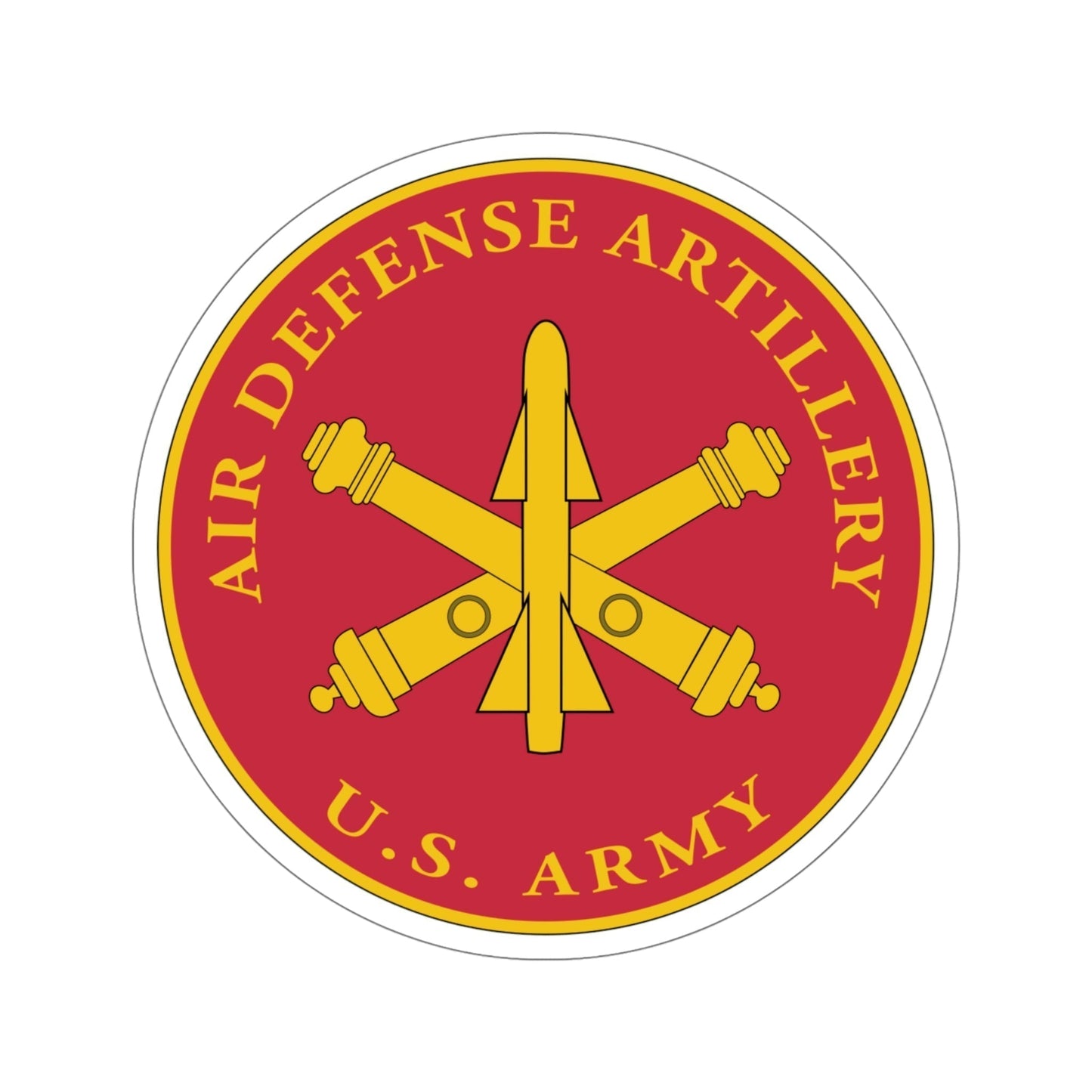 Air Defense Artillery Branch (U.S. Army) STICKER Vinyl Die-Cut Decal-5 Inch-The Sticker Space