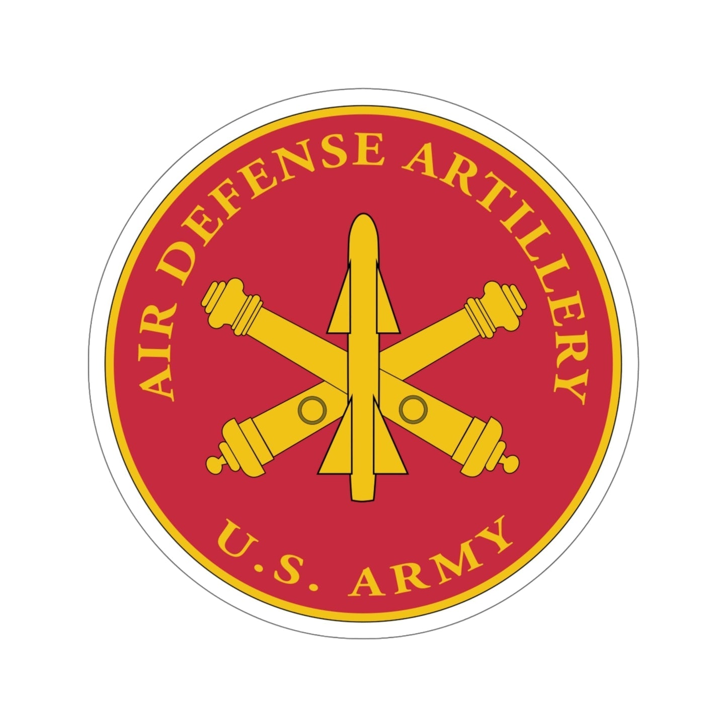 Air Defense Artillery Branch (U.S. Army) STICKER Vinyl Die-Cut Decal-6 Inch-The Sticker Space