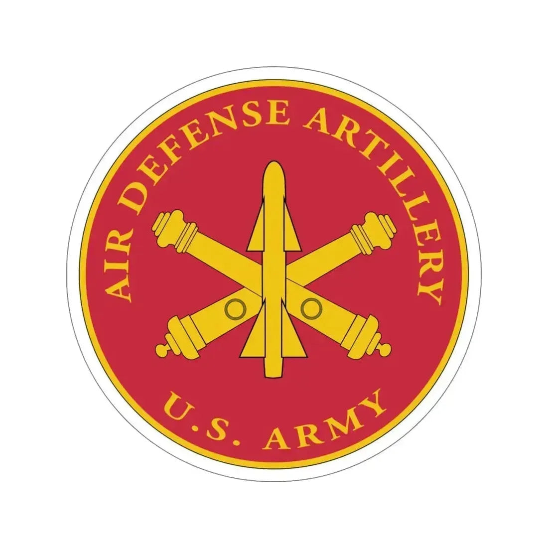 Air Defense Artillery Branch (U.S. Army) STICKER Vinyl Die-Cut Decal 5 Inch - The Sticker Space