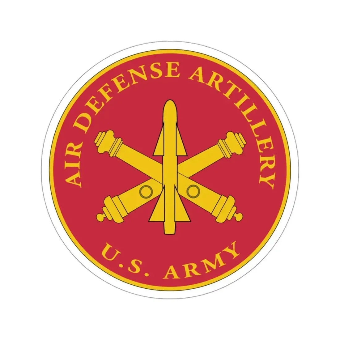 Air Defense Artillery Branch (U.S. Army) STICKER Vinyl Die-Cut Decal - The Sticker Space