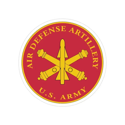 Air Defense Artillery Branch (U.S. Army) Transparent STICKER Die-Cut Vinyl Decal 2 Inch - The Sticker Space