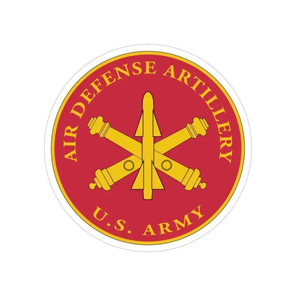Air Defense Artillery Branch (U.S. Army) Transparent STICKER Die-Cut Vinyl Decal 3 Inch - The Sticker Space