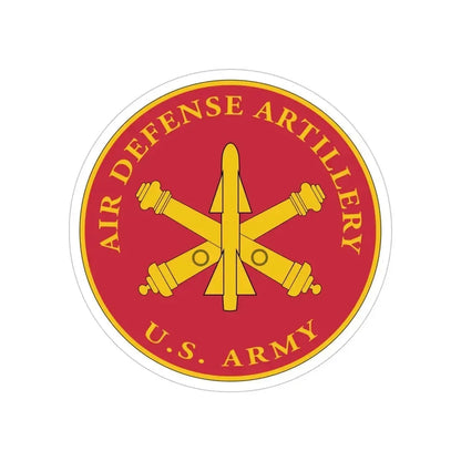Air Defense Artillery Branch (U.S. Army) Transparent STICKER Die-Cut Vinyl Decal 6 Inch - The Sticker Space