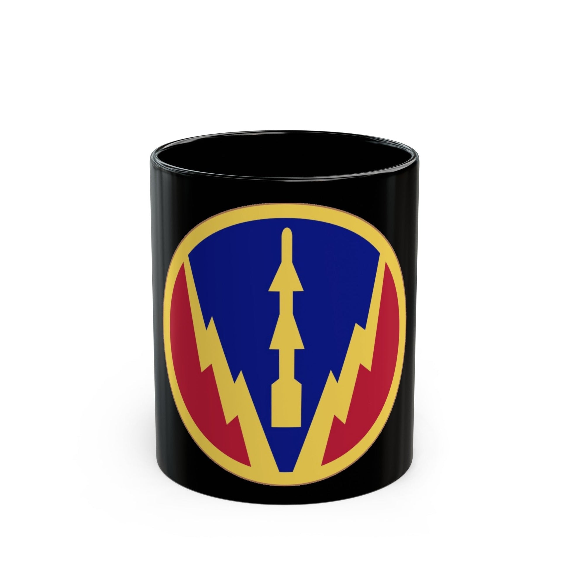 Air Defense Artillery Center and School (U.S. Army) Black Coffee Mug-11oz-The Sticker Space