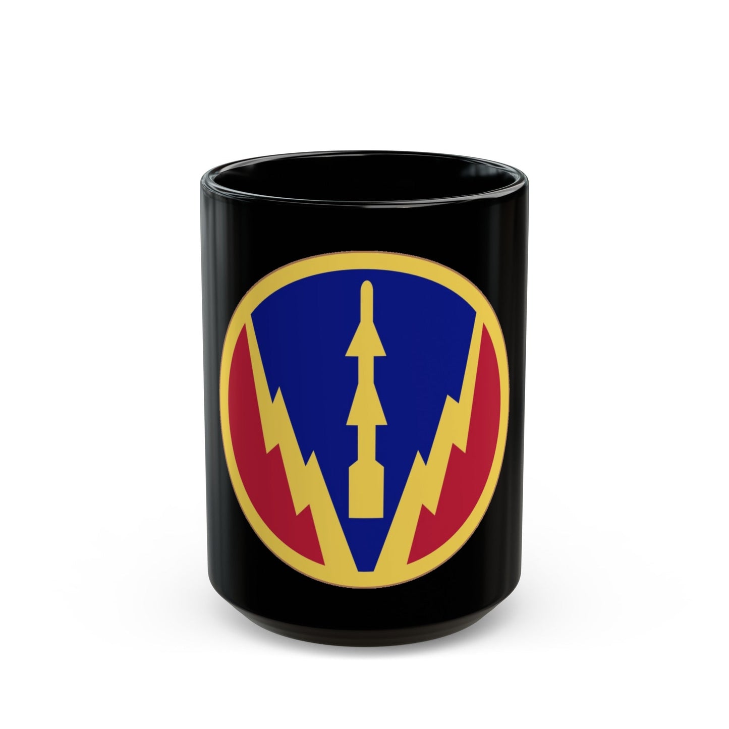 Air Defense Artillery Center and School (U.S. Army) Black Coffee Mug-15oz-The Sticker Space