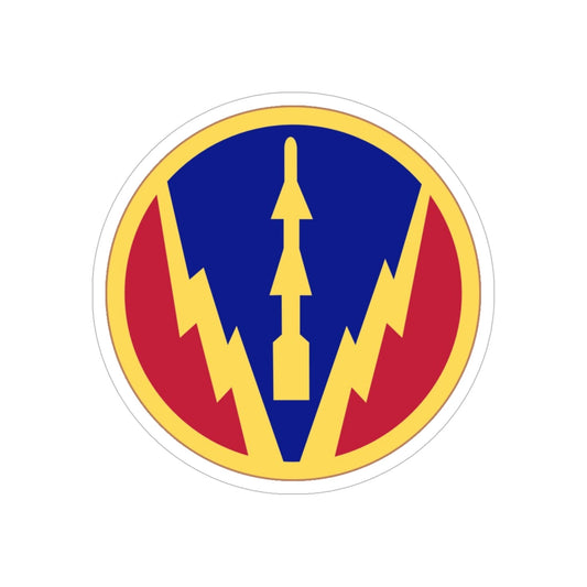 Air Defense Artillery Center and School (U.S. Army) REVERSE PRINT Transparent STICKER-6" × 6"-The Sticker Space