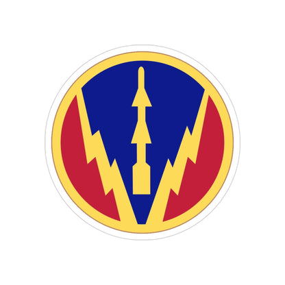 Air Defense Artillery Center and School (U.S. Army) REVERSE PRINT Transparent STICKER-4" × 4"-The Sticker Space