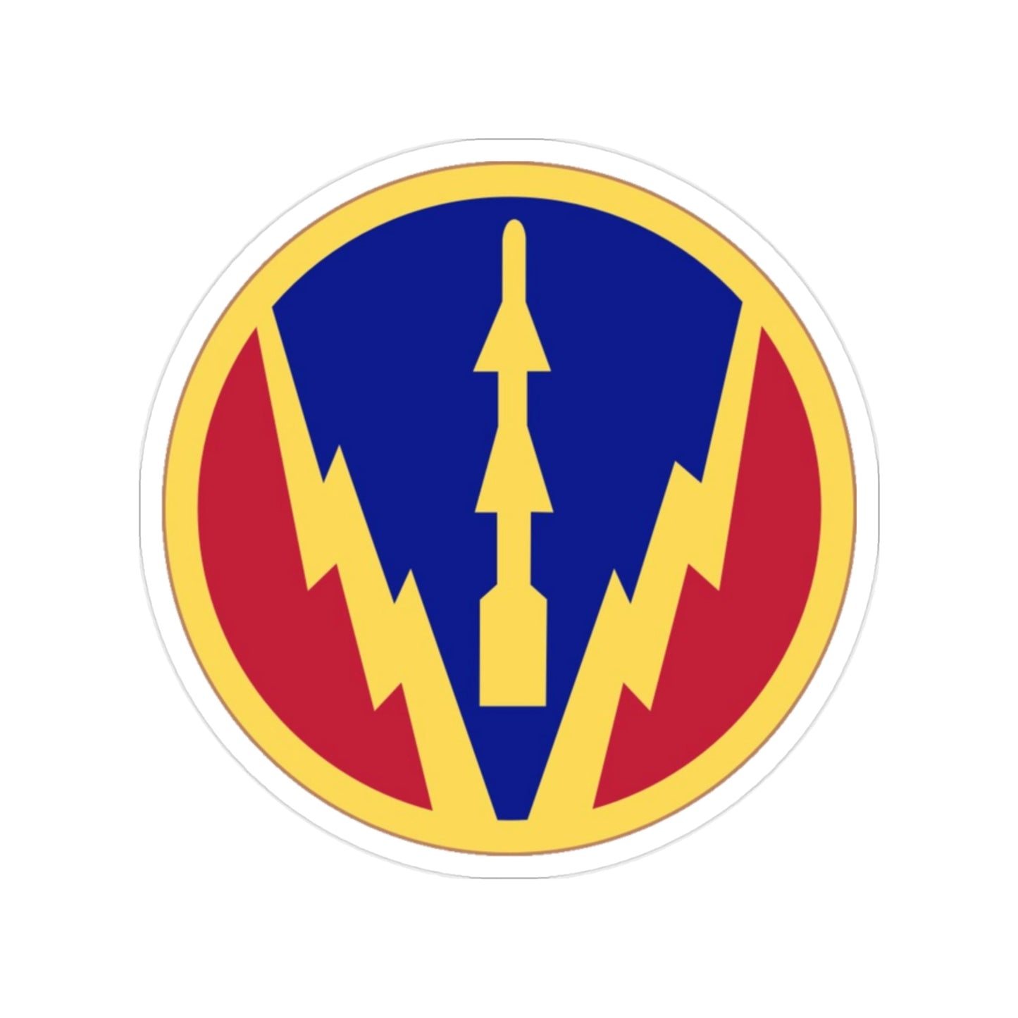 Air Defense Artillery Center and School (U.S. Army) Transparent STICKER Die-Cut Vinyl Decal-2 Inch-The Sticker Space