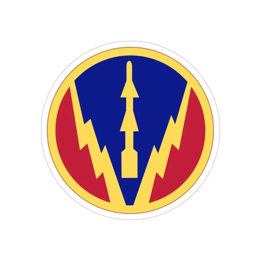 Air Defense Artillery Center and School (U.S. Army) REVERSE PRINT Transparent Die-Cut STICKER - The Sticker Space