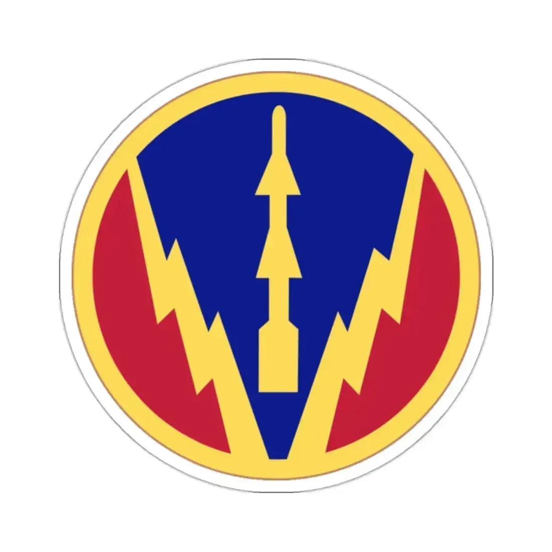 Air Defense Artillery Center and School (U.S. Army) STICKER Vinyl Kiss-Cut Decal 2 Inch White - The Sticker Space
