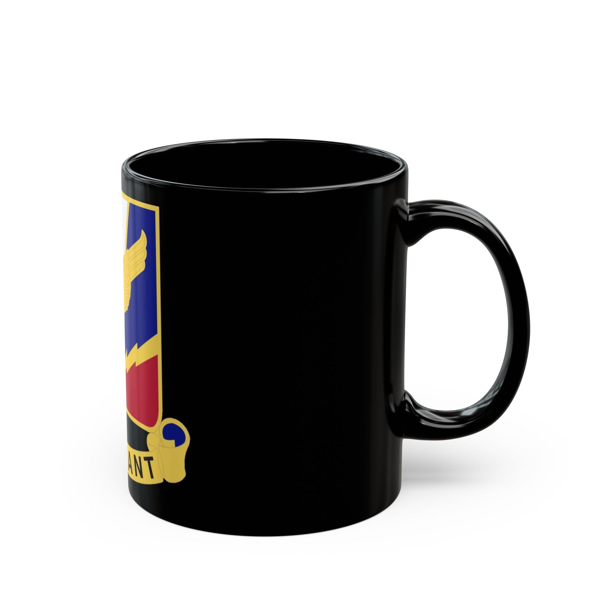 Air Defense Artillery Center and School v2 (U.S. Army) Black Coffee Mug-The Sticker Space