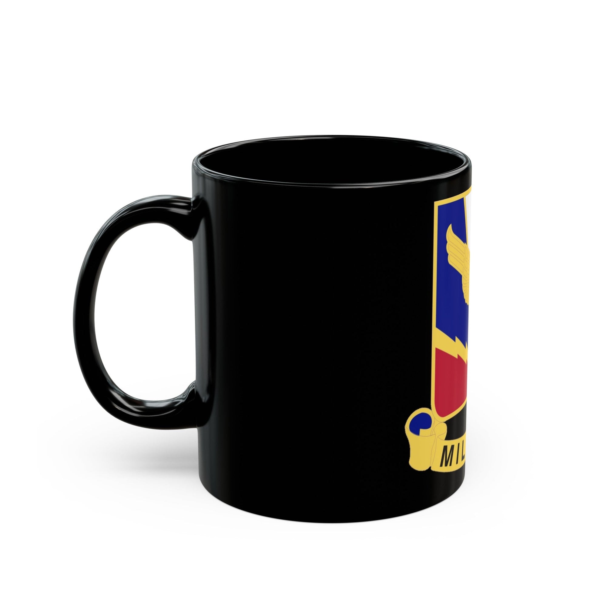 Air Defense Artillery Center and School v2 (U.S. Army) Black Coffee Mug-The Sticker Space